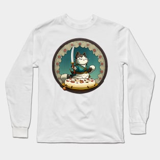 Cat Sword Art Long Sleeve T-Shirt